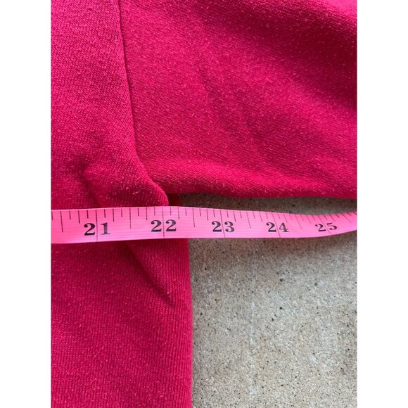 Vintage Delta Christmas Sweatshirt XL Red Teddy Bear Holiday Graphic C4 - Picture 4 of 5